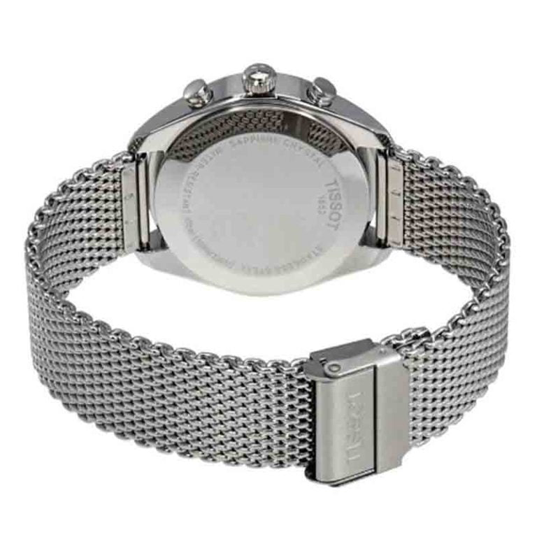 TISSOT Men’s Quartz Swiss Made Stainless Steel Black Dial 41mm Watch T101.417.11.051.01