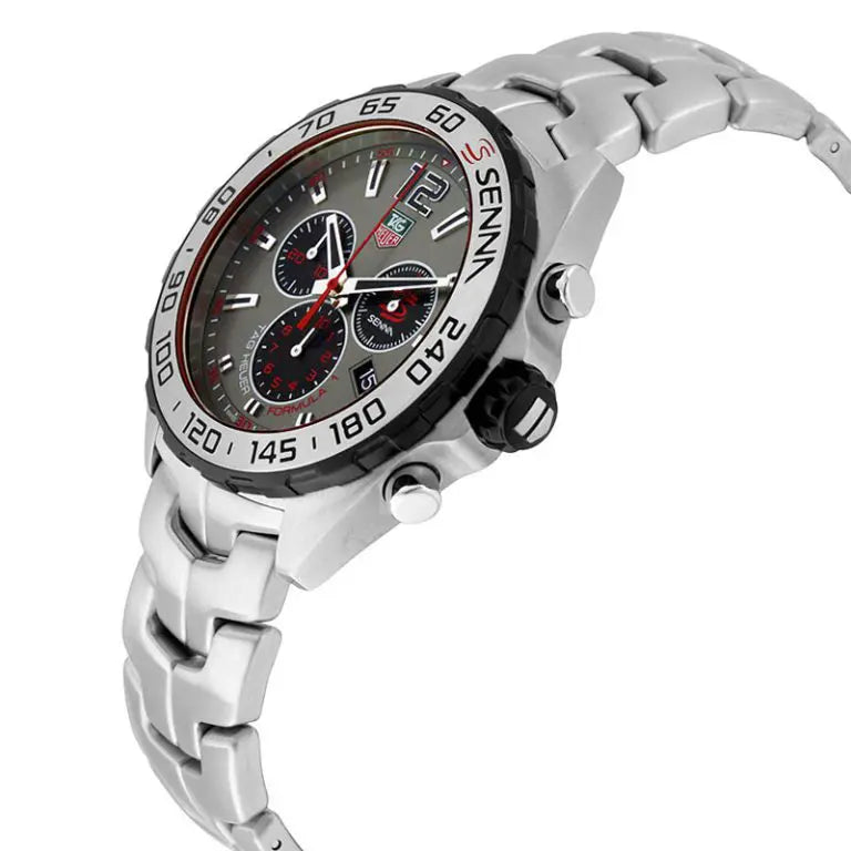 Tag Heuer Formula 1 Men’s Quartz Swiss Made Silver Stainless Steel Grey Dial 43mm CAZ1012.BA0883 - twentyfour