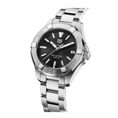 Tag Heuer Aquaracer Women’s Quartz Swiss Made Silver Stainless Steel Black Dial 32mm | WBD1310.BA0740