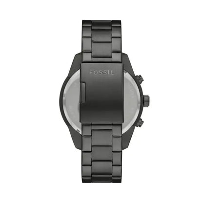 Fossil Men’s Quartz Gunmetal Stainless Steel Blue Dial 50mm BQ2798 - twentyfour