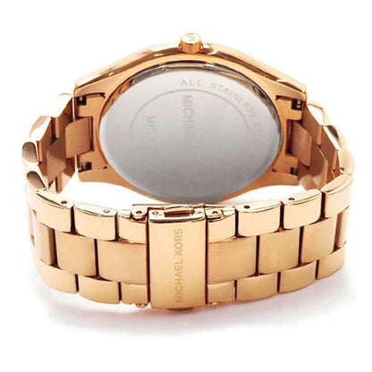 Michael Kors Women’s Quartz Rose Gold Stainless Steel Rose Gold Dial 42mm Watch MK3336