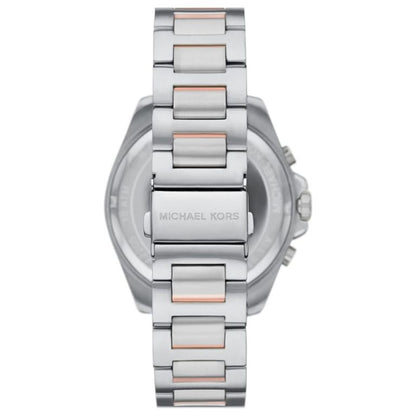 Michael Kors Men’s Quartz Two Tone Stainless Steel Blue Dial 45mm Watch MK9065