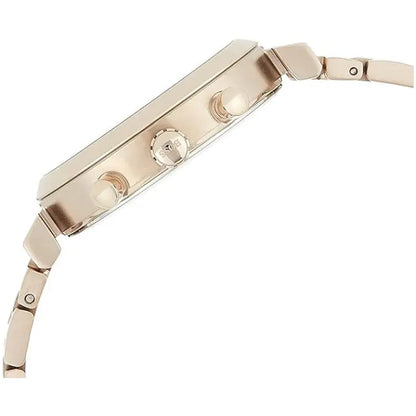 Hugo Boss Women’s Chronograph Quartz Gold Stainless Steel Silver Dial 36mm Watch 1502531