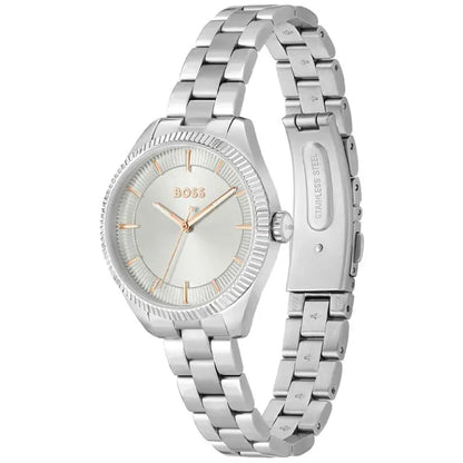 Hugo Boss Women’s Quartz Silver Stainless Steel Silver Dial 32mm 1502726