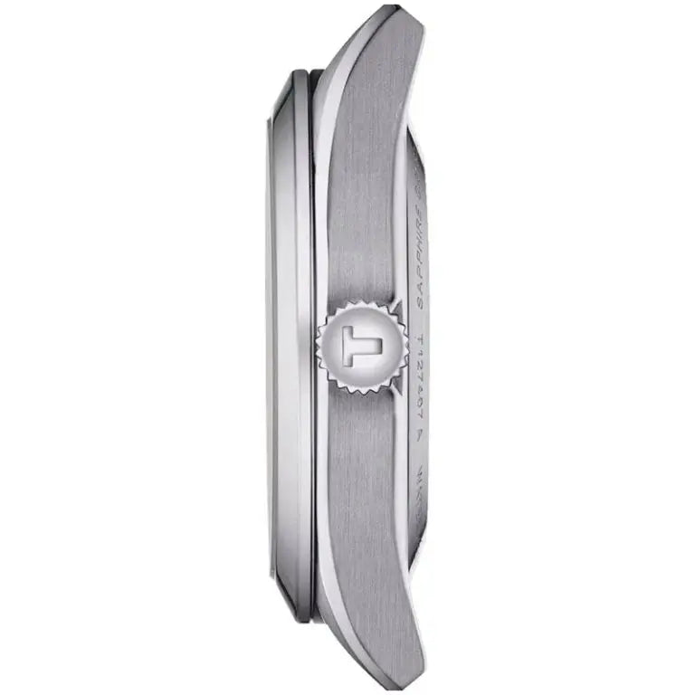 TISSOT Men’s Swiss Made Powermatic Silver Stainless Steel Green Dial 40mm Watch T127.407.11.091.01