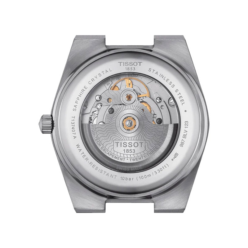 TISSOT PRX Men’s Swiss Made Powermatic Silver Stainless Steel Blue Dial 40mm Watch T137.407.11.041.00