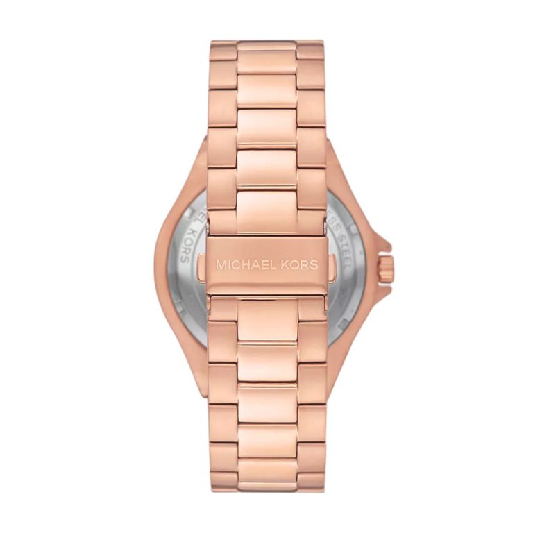 Michael Kors Men’s Quartz Rose Gold Stainless Steel Black Dial 45mm Watch MK8940