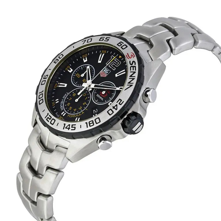 Tag Heuer Formula 1 Men’s Quartz Swiss Made Silver Stainless Steel Black Dial 43mm CAZ1013.BA0883 - twentyfour