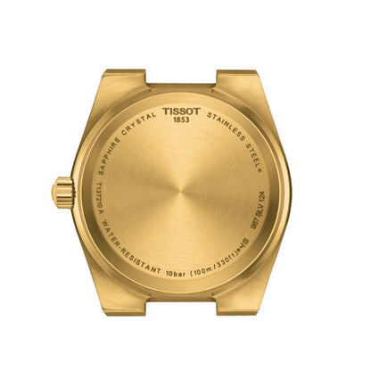 TISSOT PRX Unisex Quartz Swiss Made Gold Stainless Steel Gold Dial 35mm Watch T137.210.33.021.00