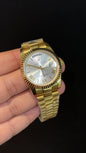 Daydate | 36mm | Gold Chain | Silver Dial - twentyfour