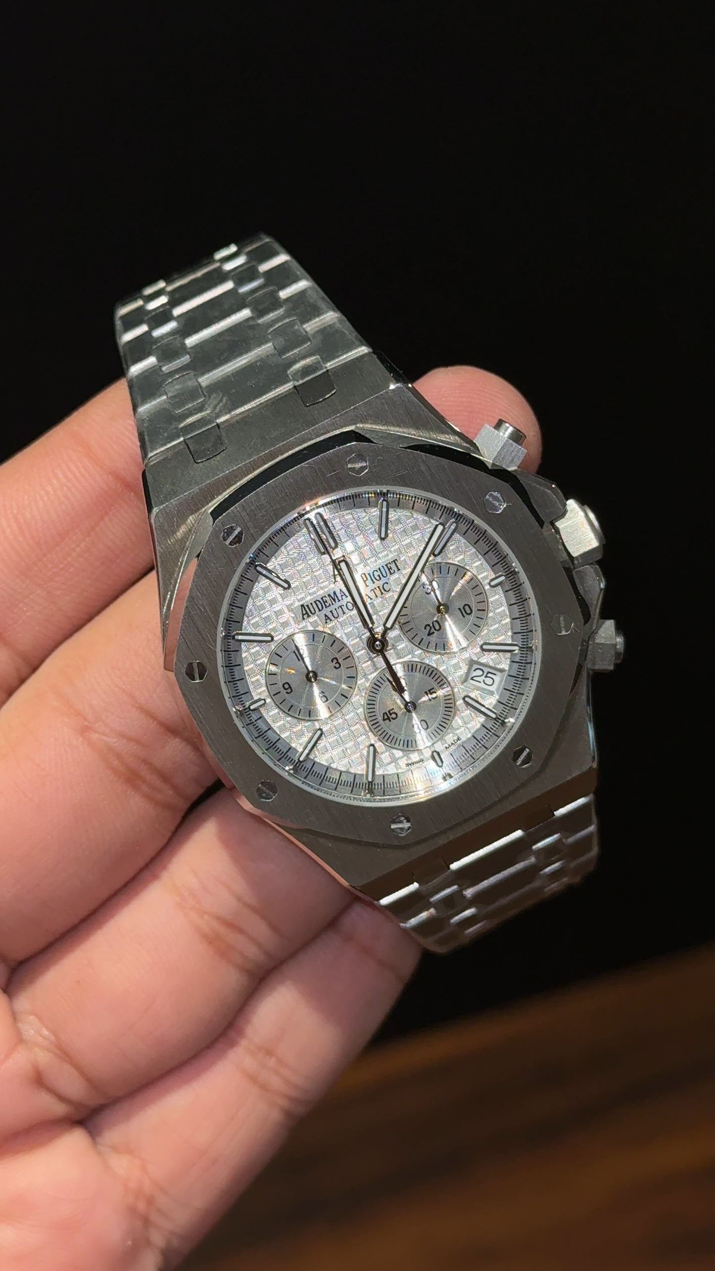 AP | Silver Chain | Chrono | White Dial