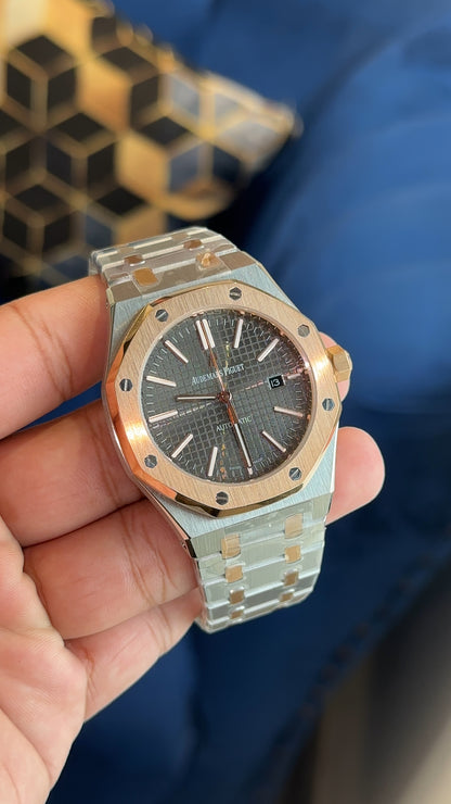 Ap Auto | Rose Two Tone | Grey Box Dial