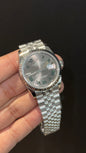 Premium DateJust | 36mm | Silver Chain | Wimbeldon Dial