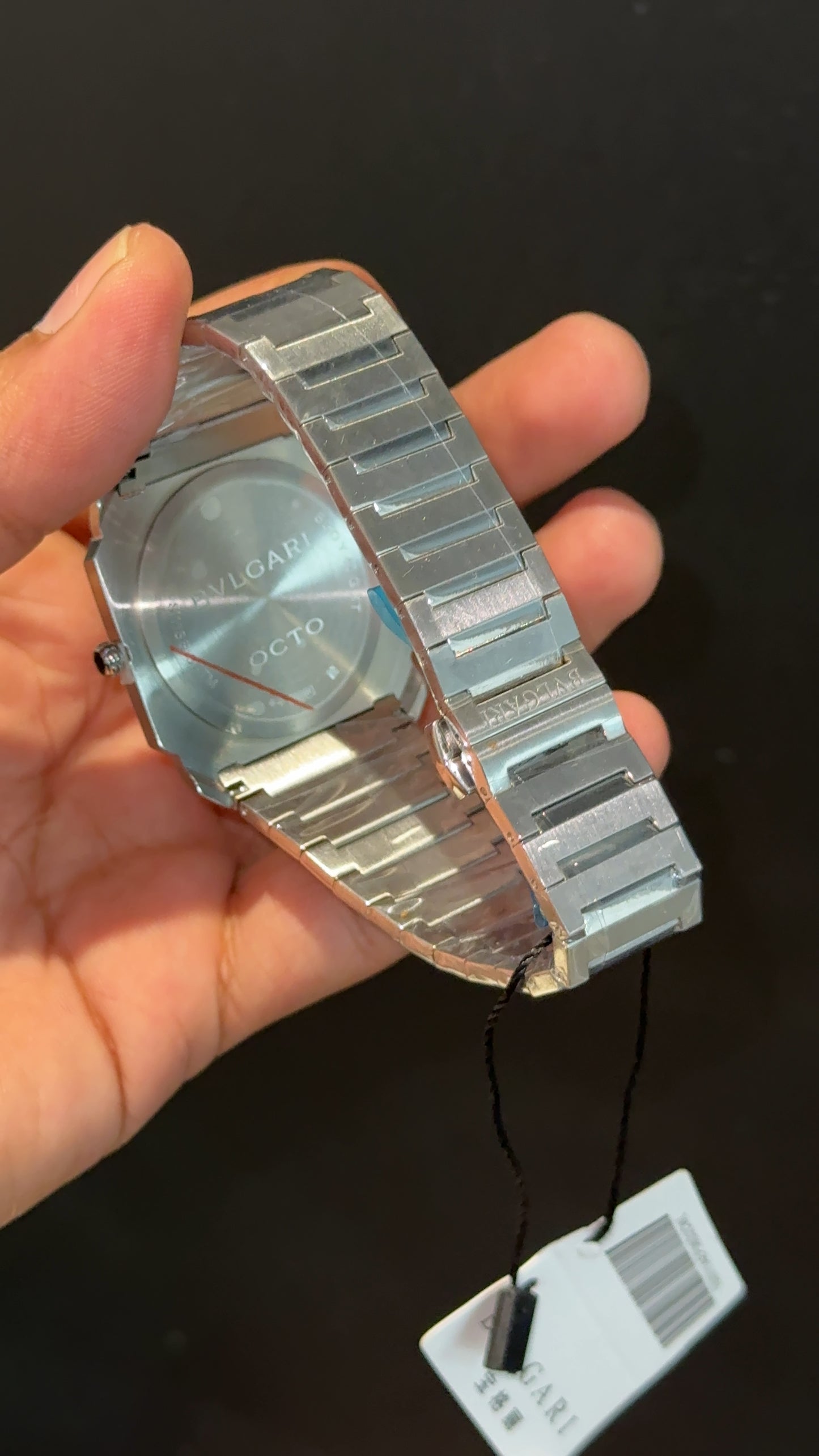 Bvlgari | Silver Chain | Grey Dial