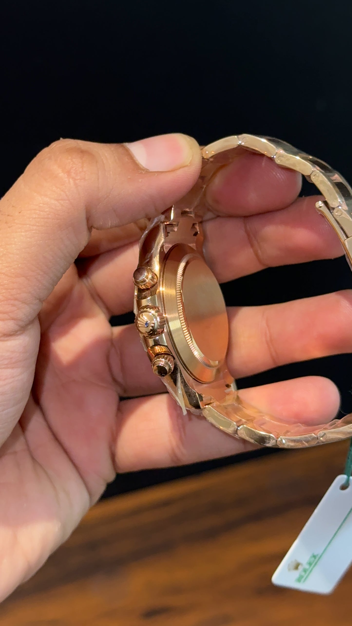 Executive Daytona | Rose Chain | Rose Chrono | Black Dial