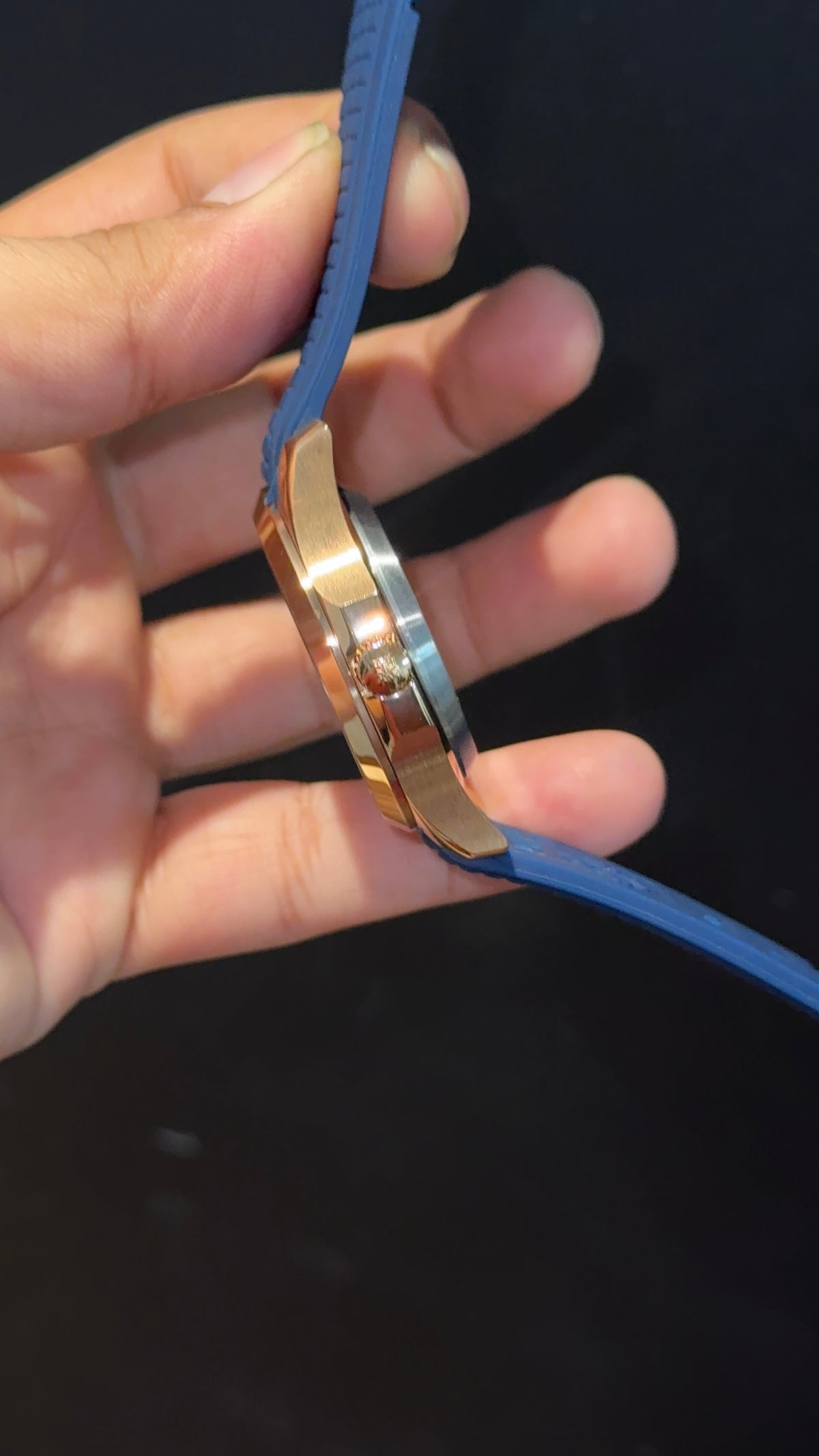 Pp Auto | Aquanaut | Blue Strap | Rose Blue Strap