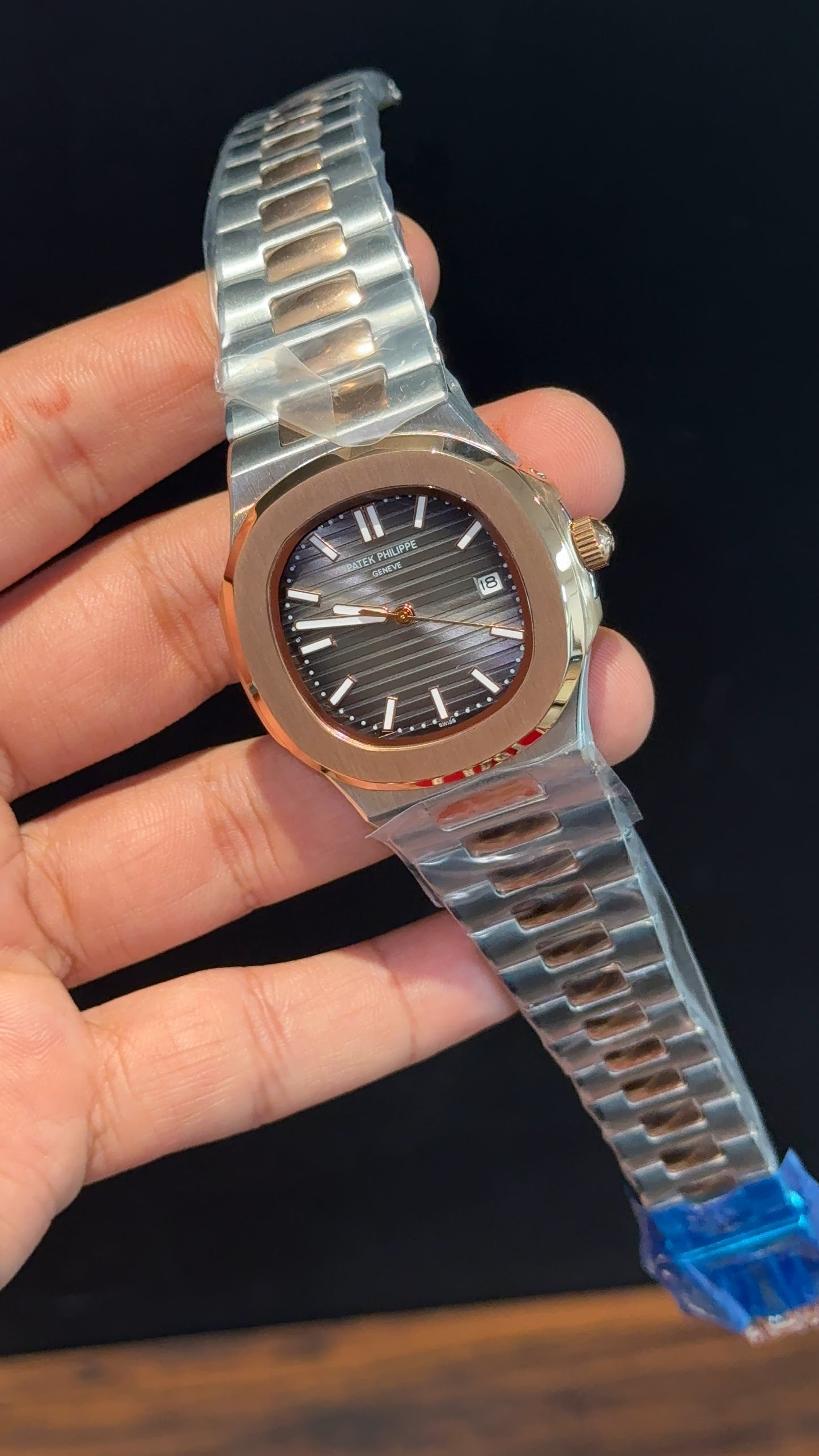 PP Auto | Rose Two Tone | Charcoal Dial - twentyfour