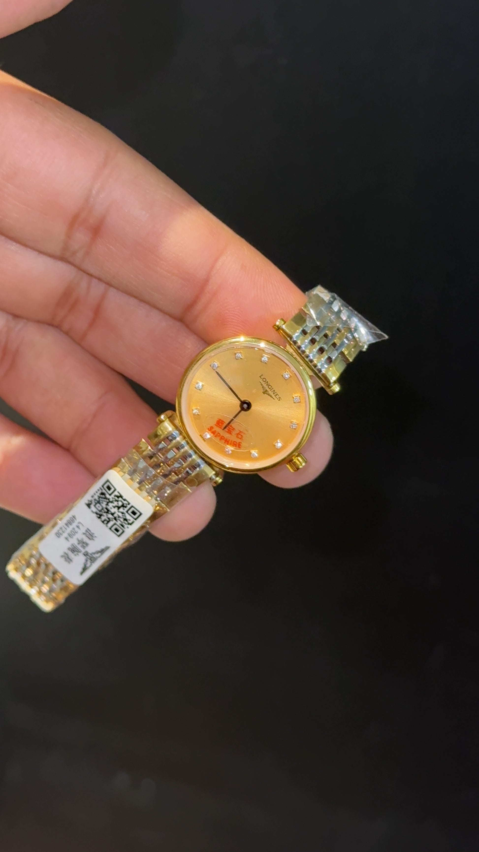 Longines | Woman | Gold Two Tone | Gold Diamond Dial - twentyfour