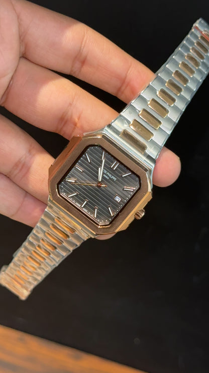 Pp Auto | Cubitus | Rose Two Tone | Grey Dial - twentyfour