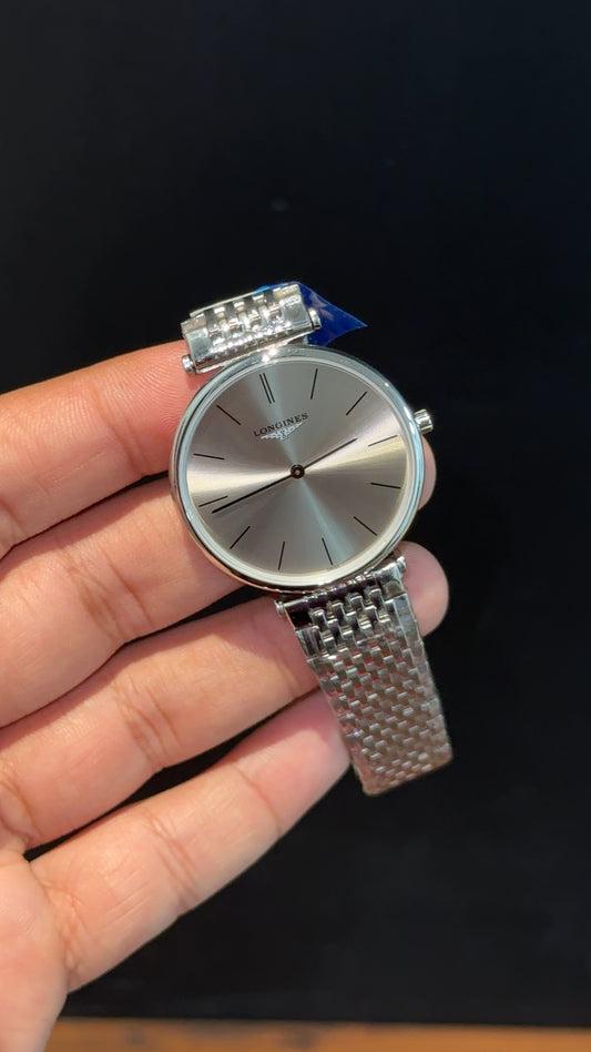 Longines | Silver Chain | Grey Dial - twentyfour