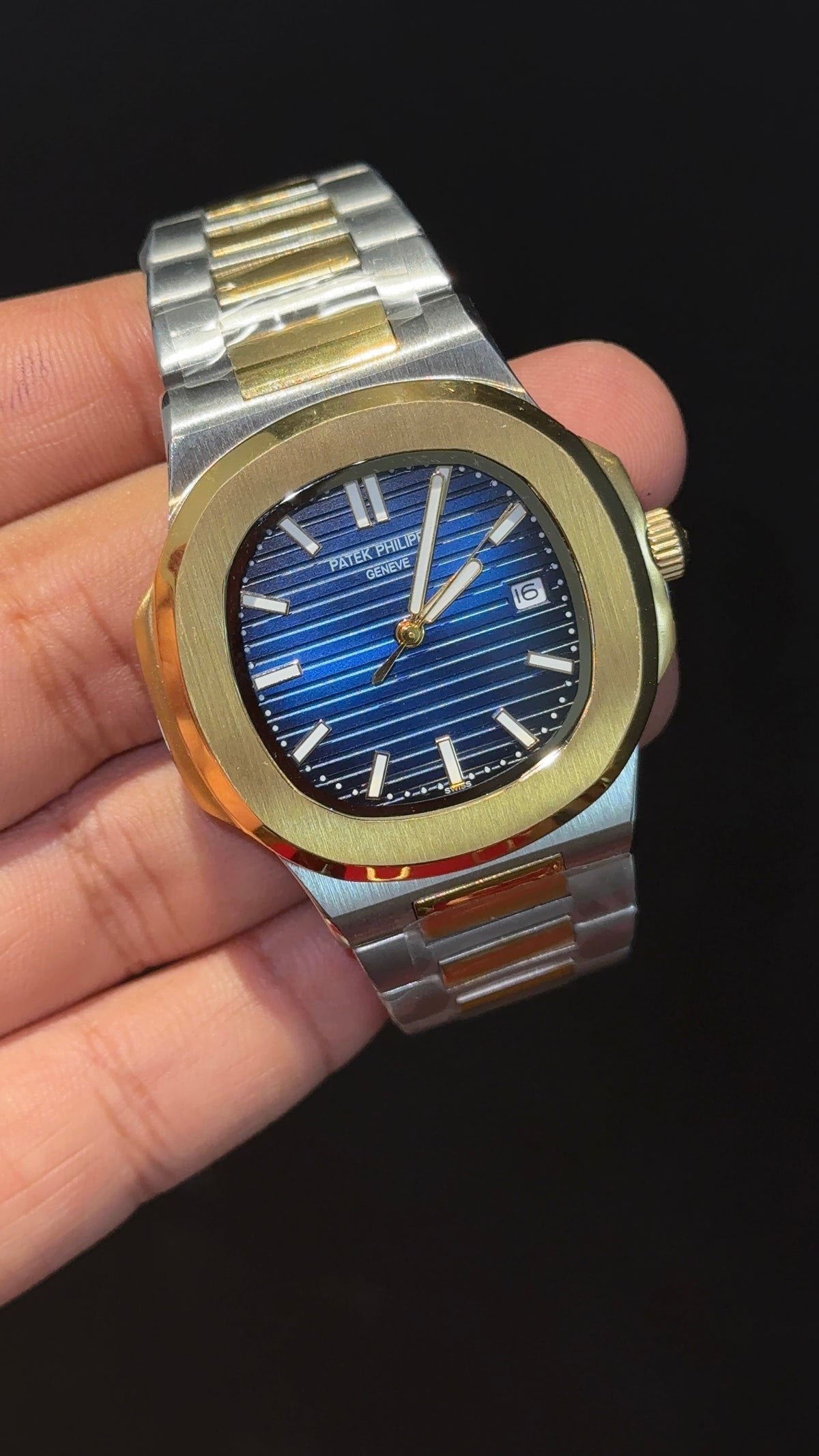 PP Auto | Gold Two Tone | Blue Dial