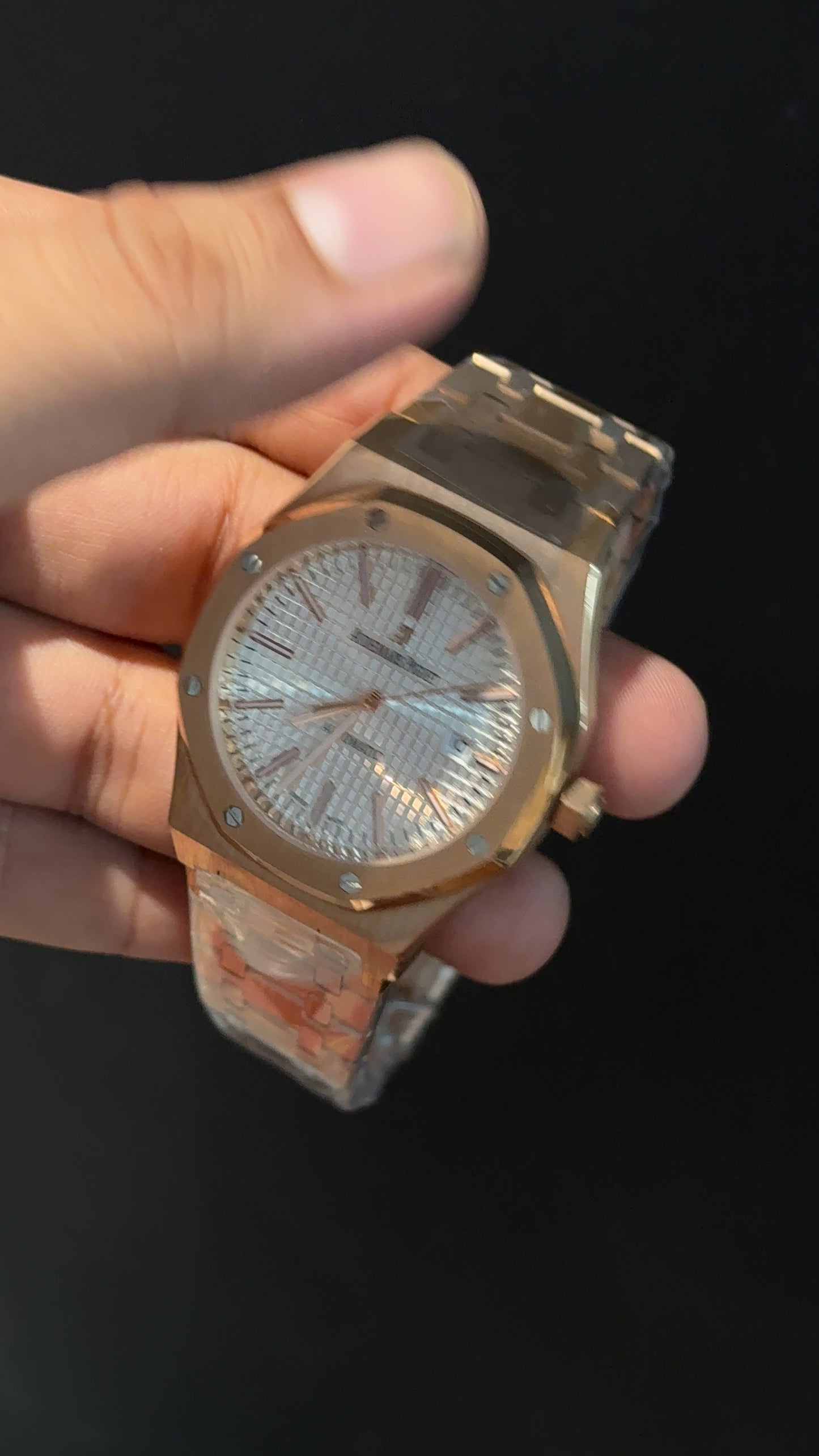 AP Auto | Rose Chain | White Dial