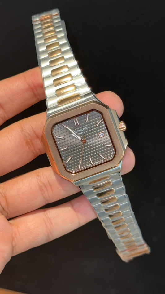 Pp Auto | Cubitus | Rose Two Tone | Grey Dial - twentyfour