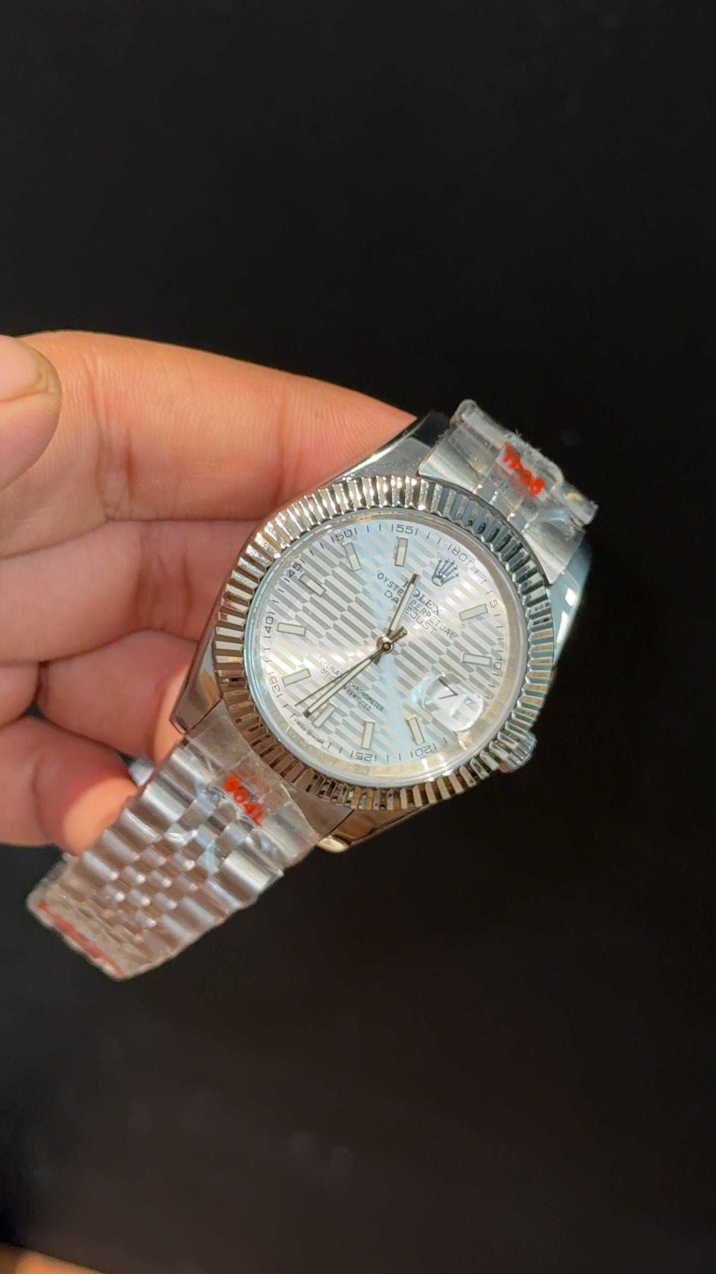 Datejust | Silver Chain | White Lines Dial - twentyfour