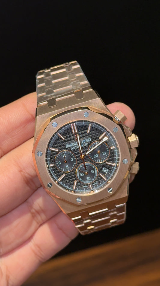 AP | Rose Chain | Chrono | Black Dial