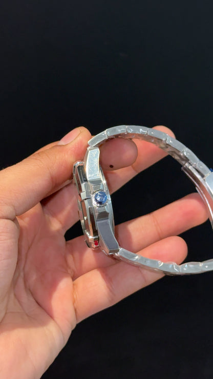 Tag Aquaracer | Silver Chain | Plain Bezel | White Classic Dial