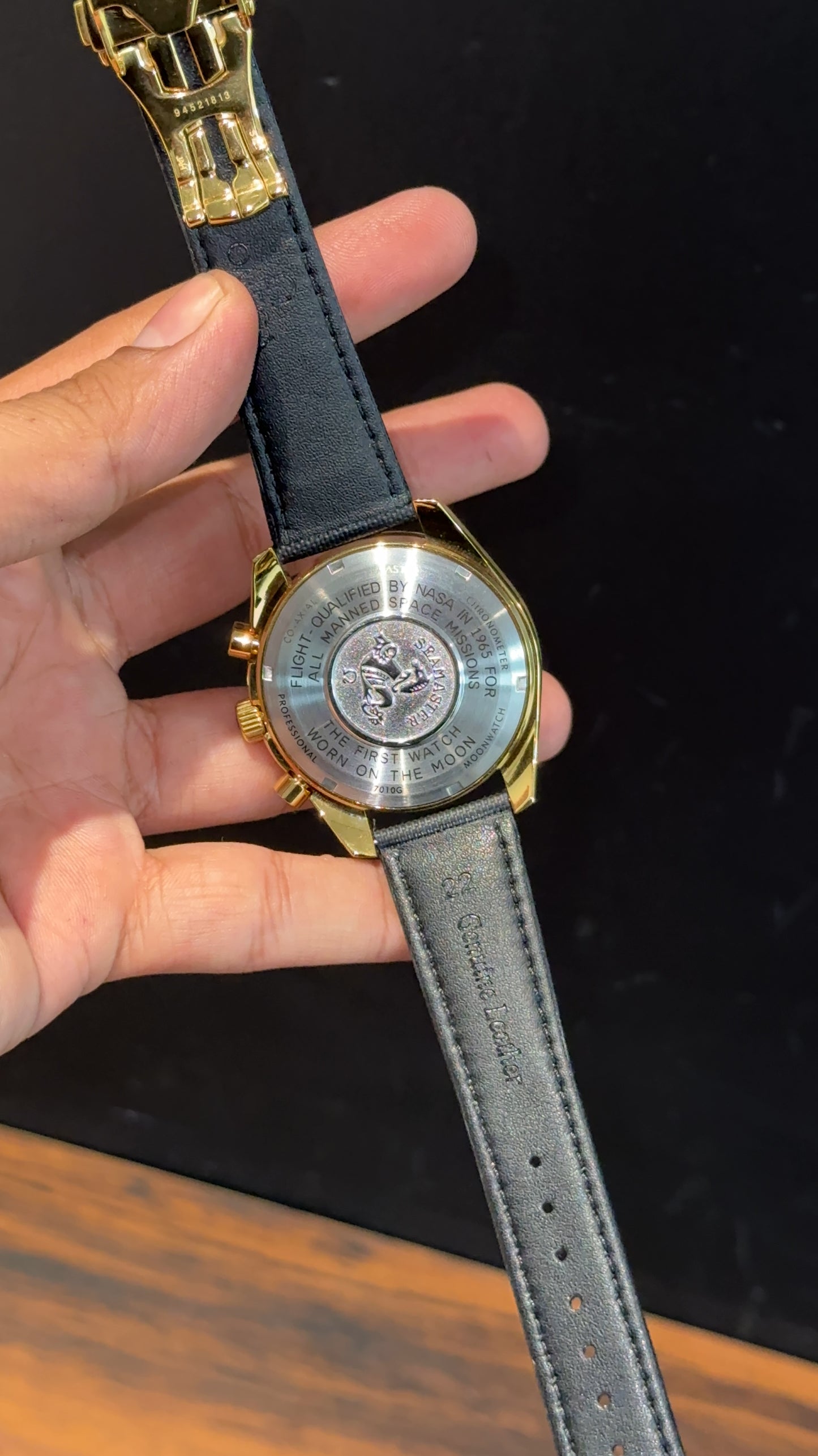 Omega Speedmaster | Gold Case | Chrono | Black Strap | Black Dial - twentyfour