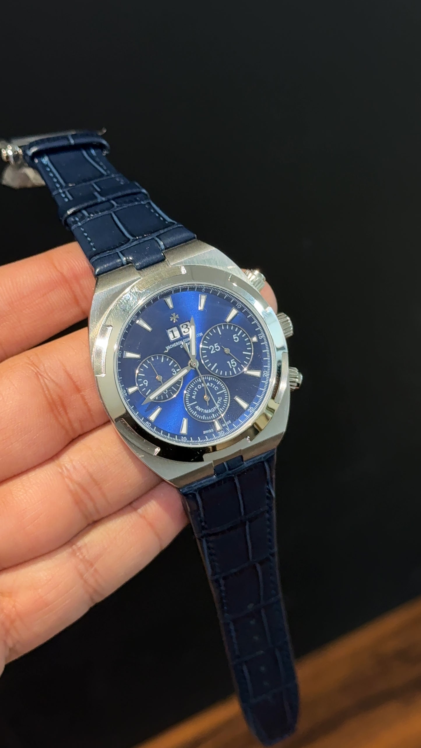 Vacheron Constantin | Blue Leather Strap | Chrono | Blue Dial
