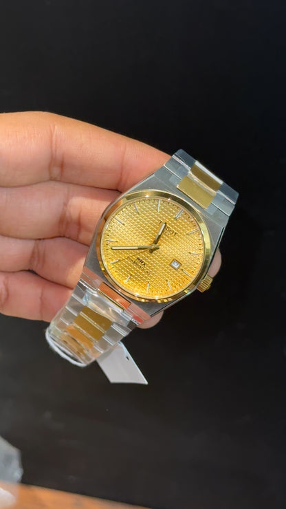 Tissot Prx | Quartz | Gold Two Tone | Gold Texture Dial - twentyfour