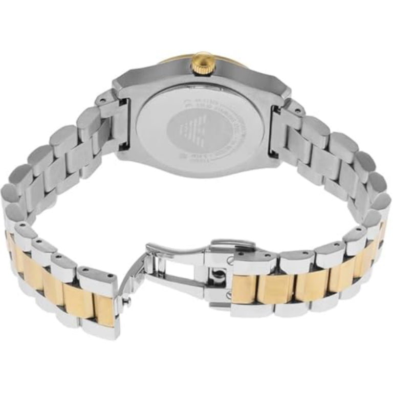 Emporio Armani Women’s Quartz Two-Tone Stainless Steel Mother Of Pearl Dial 32mm Watch AR 11559