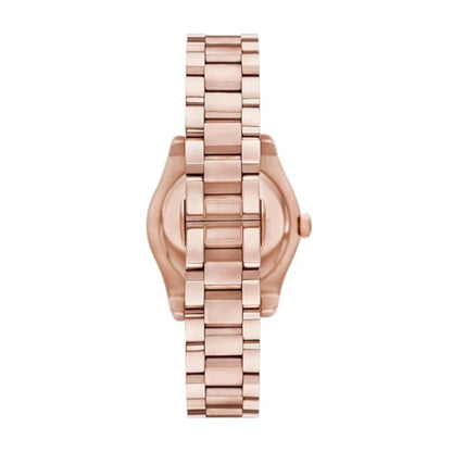 Emporio Armani Women’s Rose Gold Stainless Steel Green Dial 32mm AR11639 - twentyfour