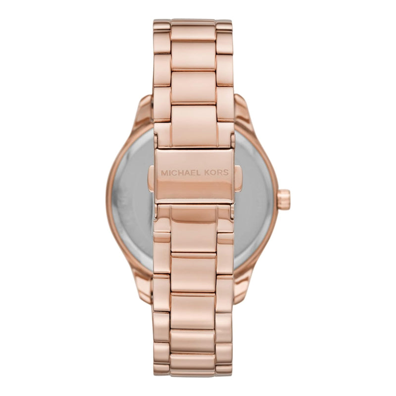 Michael Kors Women’s Quartz Rose Gold Stainless Steel White Dial 38mm Watch MK7297
