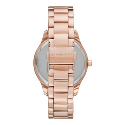 Michael Kors Women’s Quartz Rose Gold Stainless Steel White Dial 38mm Watch MK7297