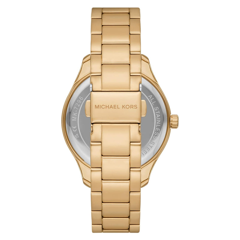 Michael Kors Women’s Quartz Gold Stainless Steel Brown Dial 38mm Watch MK7296