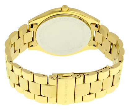 Michael Kors Women’s Quartz Gold Stainless Steel Champagne Dial 42mm Watch MK3335
