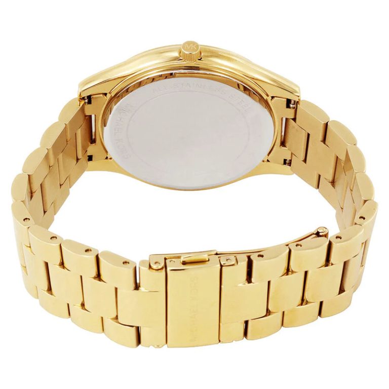 Michael Kors Women’s Quartz Gold Stainless Steel Gold Dial 39mm Watch MK3590