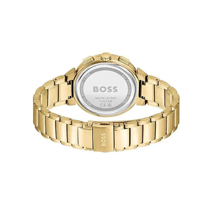 Hugo Boss Women’s Quartz Gold Stainless Steel Blue Dial 38mm Watch 1502677