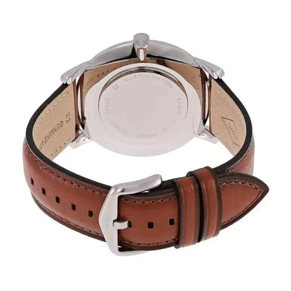 Fossil Men’s Quartz Brown Leather Strap Blue Dial 44mm FS5304 - twentyfour