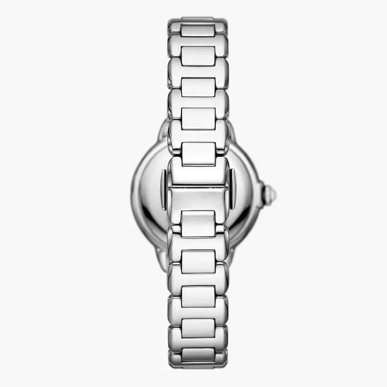 Emporio Armani Women’s Quartz Silver Stainless Steel Mother Of Pearl Dial 32mm Watch AR 11596