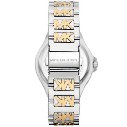 Michael Kors Women’s Quartz Two Tone Stainless Steel White Dial 37mm Watch MK 7338