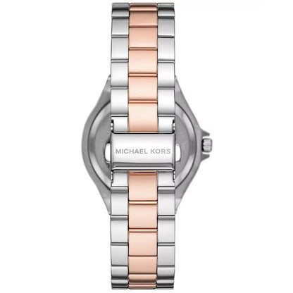 Michael Kors Women’s Quartz Two Tone Stainless Steel Silver Dial 37mm Watch MK6989