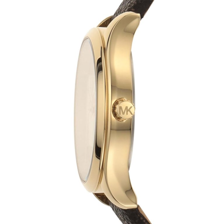 Michael Kors Women’s | Brown Leather Strap Gold Dial 33mm MK2862