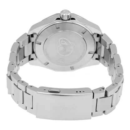 Tag Heuer Aquaracer Men’s Automatic Swiss Made Silver Stainless Steel Green Dial 43mm Watch WAY201S.BA0927 - twentyfour