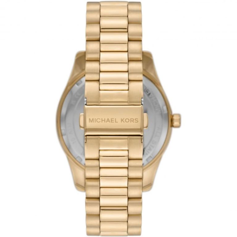 Michael Kors Men’s Quartz Gold Stainless Steel Gold Dial 45mm Watch MK8947