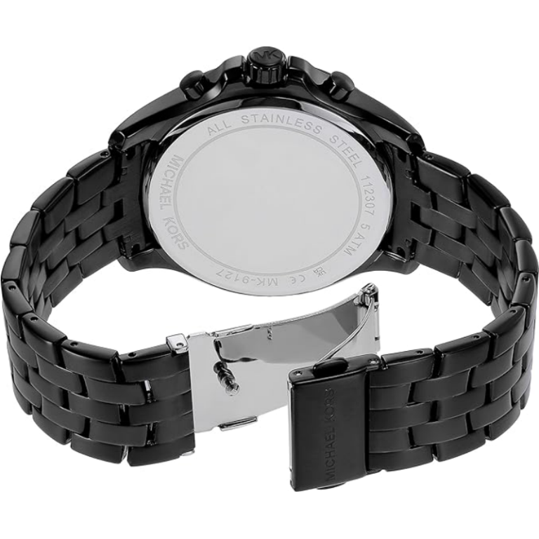 Michael Kors Men’s | Black Stainless Steel Black Dial 44mm MK9127