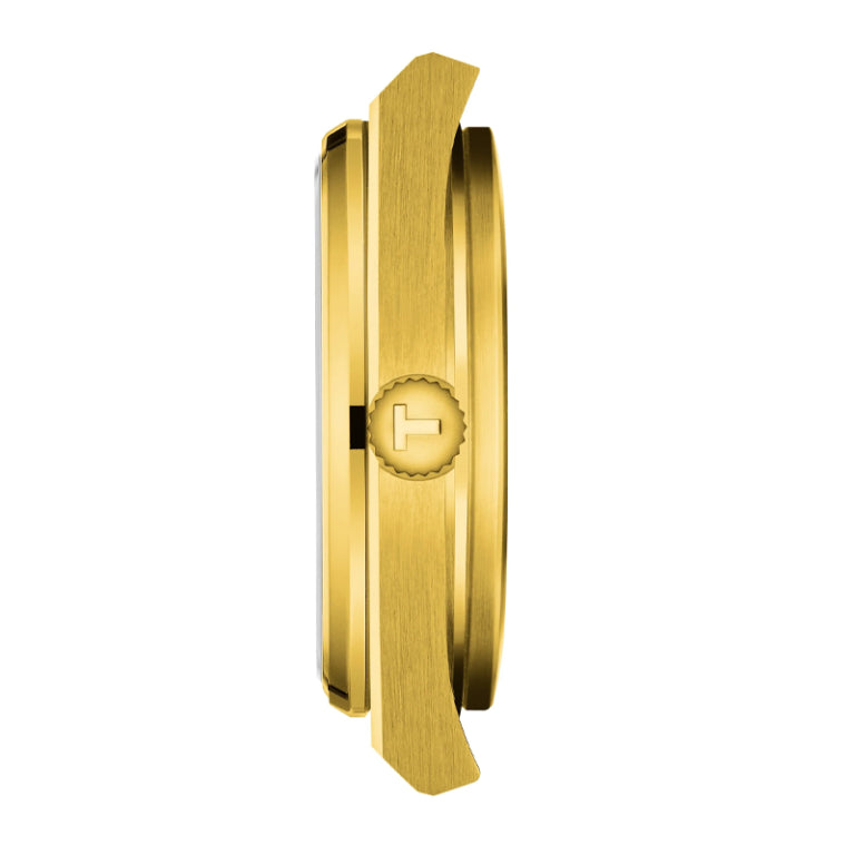 TISSOT PRX Unisex Quartz Swiss Made Gold Stainless Steel Gold Dial 35mm Watch T137.210.33.021.00
